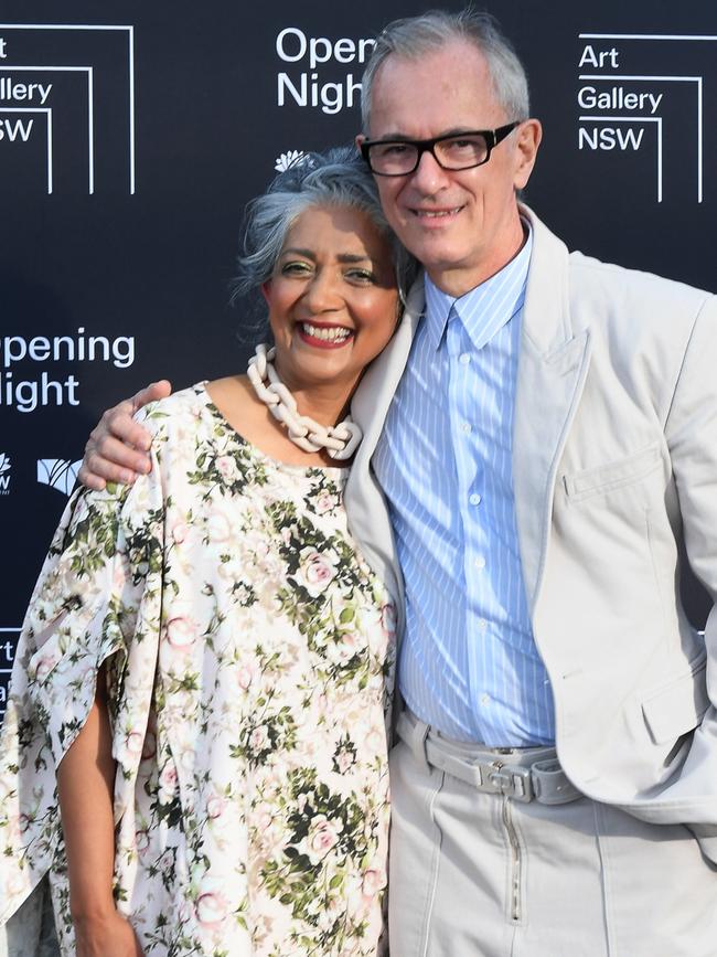 Tina and Michael Brand. Picture: Belinda Rolland/AGNSW