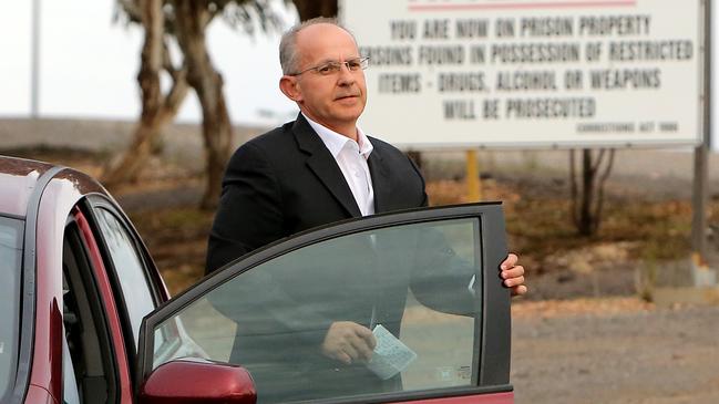 Zlate Cvetanovski leaves Loddon Prison. Picture: Stuart McEvoy/The Australian.