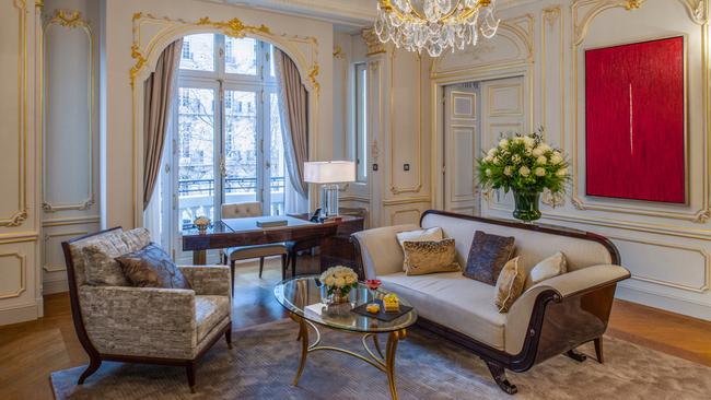 Peninsula built the first room mock-ups for their debut European property four years before opening and included every detail right down to the view from the windows. Picture: Supplied.