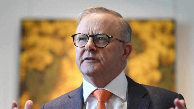 Mr Albanese will launch the strategy in Jakarta. Picture: NCA NewsWire / Martin Ollman