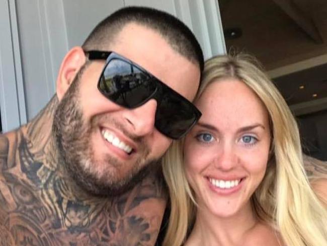 Slain former bikie Ricky Ciano’s wife Rachel is pregnant with their child.