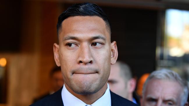 Israel Folau. Picture: AAP