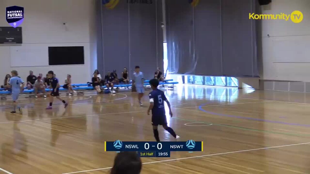 Replay: Football NSW Lightning v Football NSW Thunder (U16 Boys) -  2025 National Futsal Championships Day 2