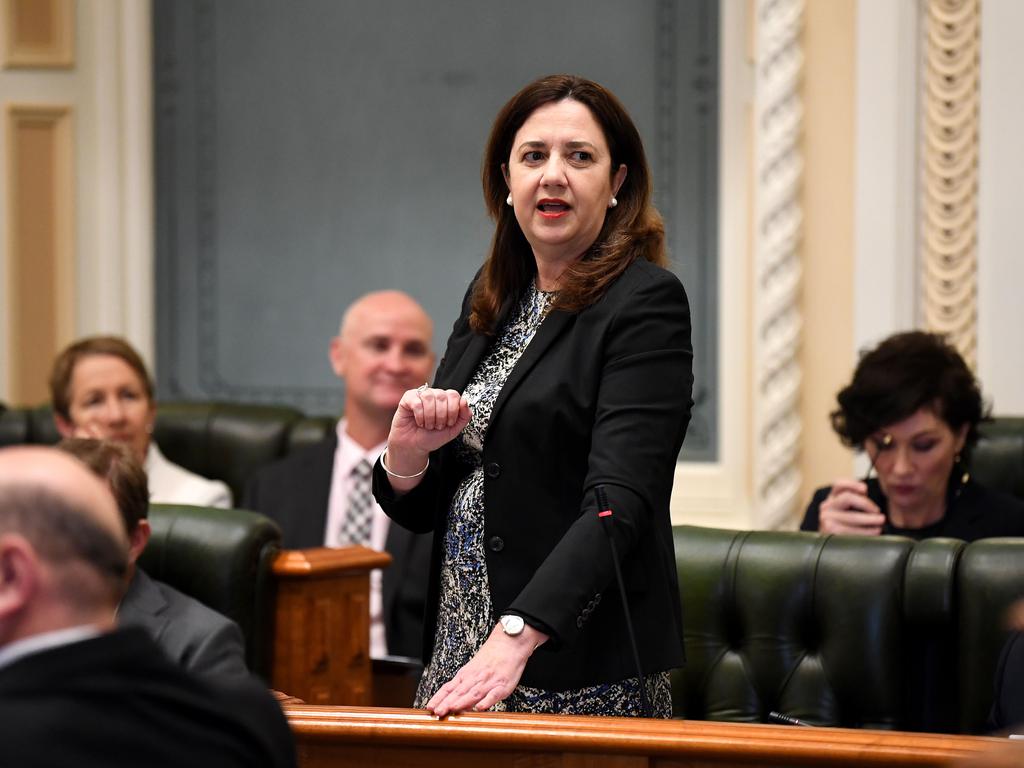 Queensland Premier Annastacia Palaszczuk said Queensland’s track record of hosting sporting teams and national competitions meant it was again ready to step up. Picture: NCA NewsWire / Dan Peled