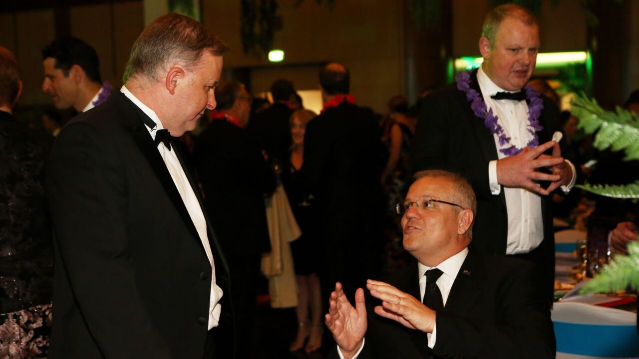 WATCH: ScoMo and Albo give Mid-Winter Ball addresses