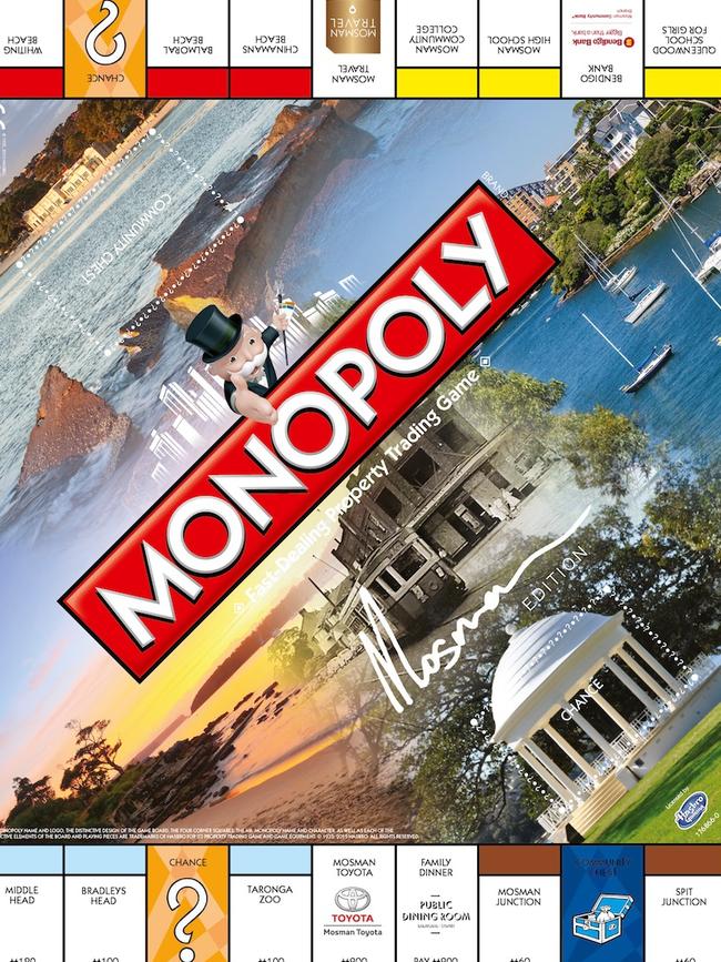 The Mosman version of Monopoly.