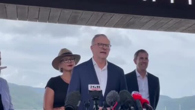 Anthony Albanese in Cairns