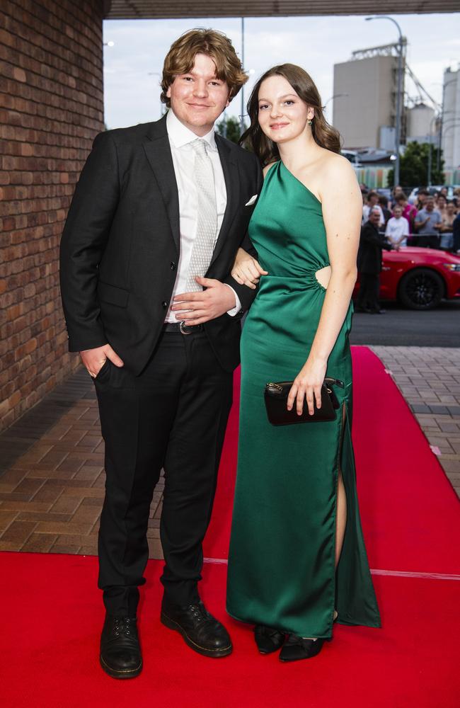 William Stone and Jessie Leach at Toowoomba Grammar School formal at Rumours International, Wednesday, November 15, 2023. Picture: Kevin Farmer