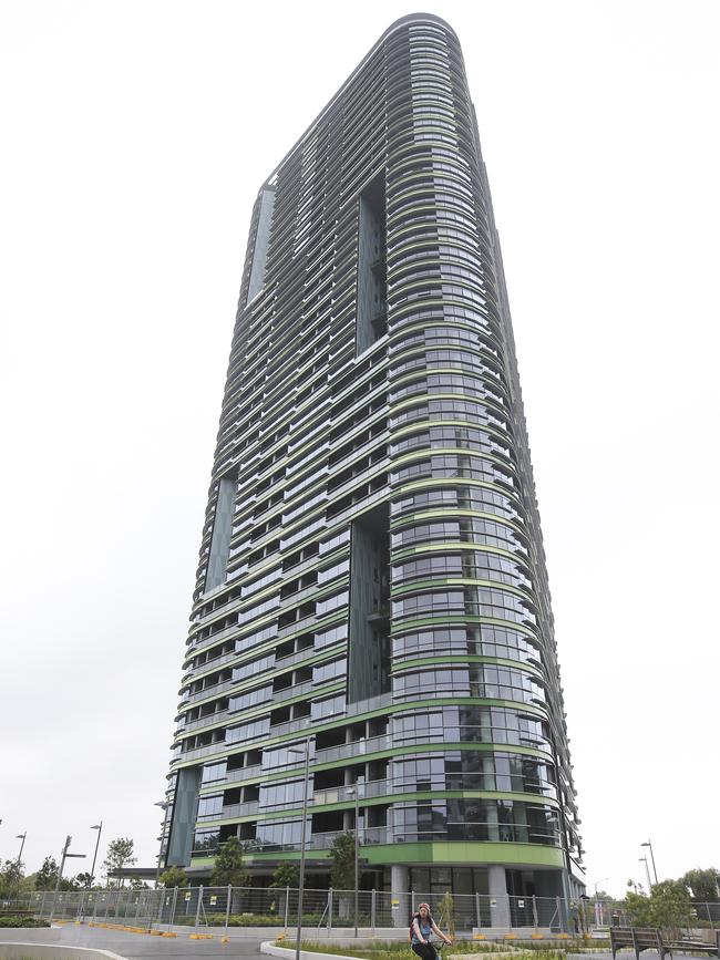 Opal Tower in Homebush. Picture: Dylan Robinson