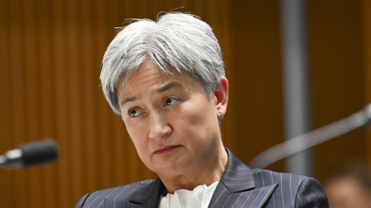 Foreign Minister Penny Wong has signalled Australia would arrest Israeli Prime Minister Benjamin Netanyahu if he entered Australia Picture: NewsWire / Martin Ollman