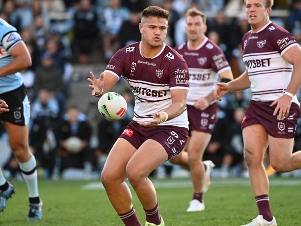 Josh Schuster’s time at Manly came to an end in 2024. Picture: NRL Photos