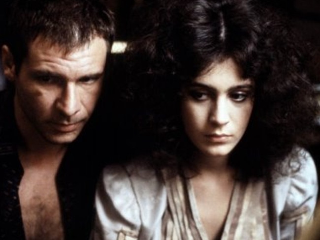 Original stars ... Harrison Ford and Sean Young in Blade Runner.