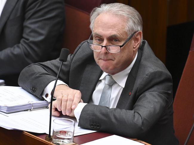 CANBERRA, Australia - NewsWire Photos - September 18, 2024: Senator Don Farrell during Question Time in the Senate at Parliament House in Canberra. Picture: NewsWire / Martin Ollman