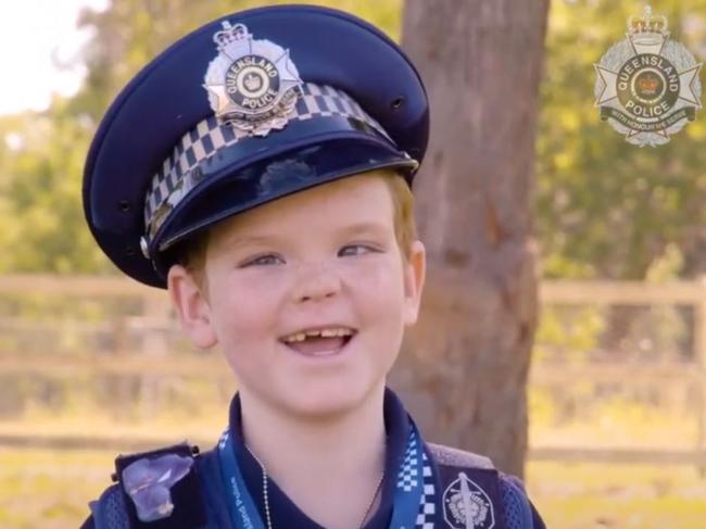 Special Junior Constable Travis Indie Heery of the Queensland Police Service. Picture: Queensland Police Service.