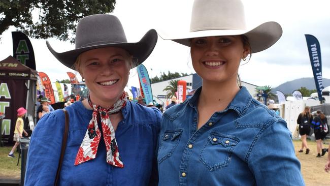 Hannah Bauman and Olivia Butler at Beef Australia 2024. Picture: Aden Stokes
