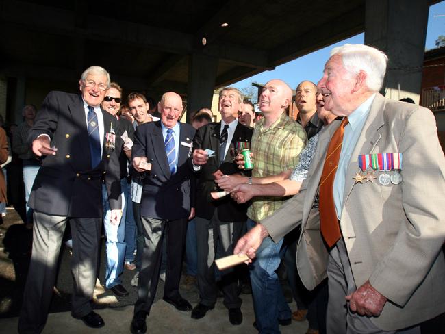 Two-up at the East Malvern RSL in Melbourne.