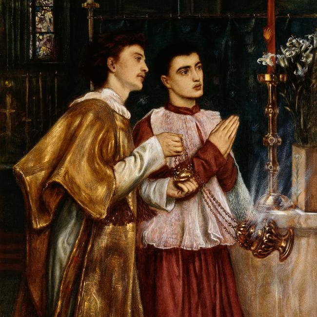 Simeon Solomon, Two acolytes censing, Pentecost, 1863. © Ashmolean Museum, University of Oxford