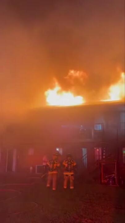 Fire Burns Through Houston Apartment Complex Due to 'Radiant Heat'
