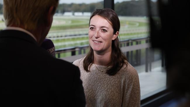 Annabel Neasham trains Amelia’s Jewel’s half-brother. Picture: Richard Dobson