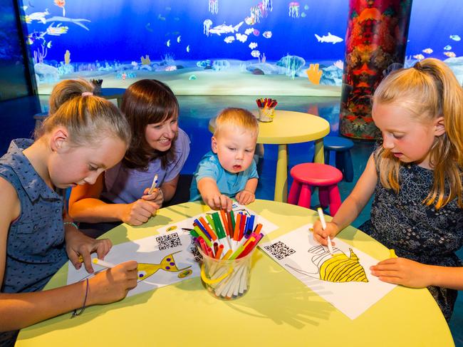Bring your own ideas to life in the amazing Art Aquarium - the newest interactive experience on at SEA LIFE Melbourne Aquarium this summer.