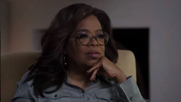 Oprah Winfrey is hesitant to remove face masks. Picture: Apple TV