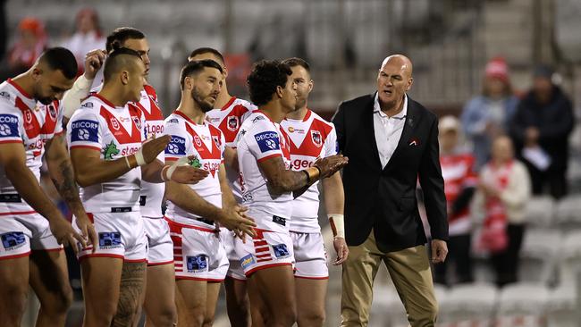 Senior Dragons reportedly lost faith in Paul McGregor. Picture: Phil Hillyard