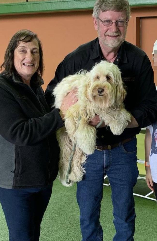 Elizabeth and Paul Bartlett, owners of Epping Forest dog breeders Tasmanian Labradoodles Pty Ltd. Both Mr and Mrs Bartlett and their company have each been charged with 70 counts of breeding of dogs under the Animal Welfare (Dogs) Regulations 2016. Picture: Instagram