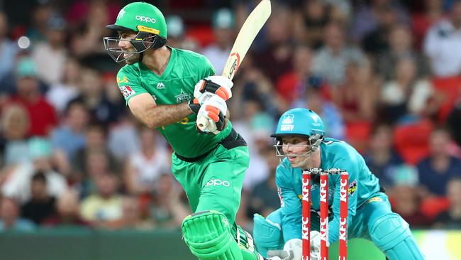 Glenn Maxwell took the Brisbane Heat attack apart on Friday night.