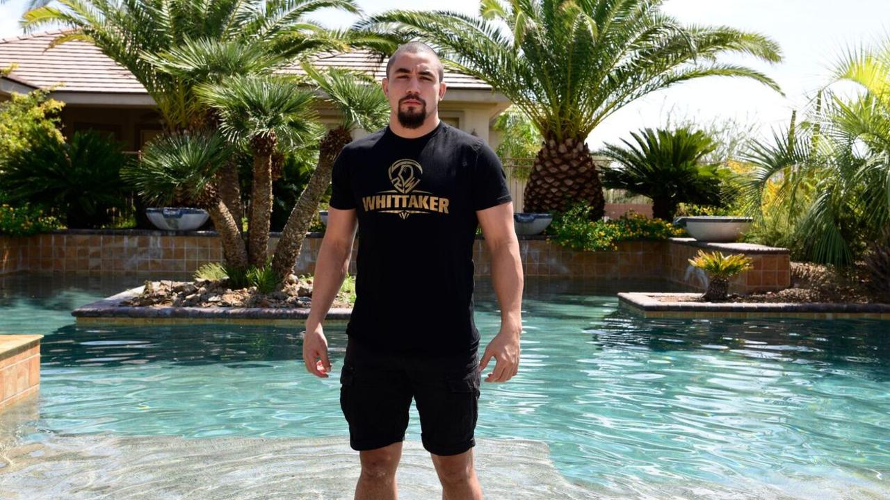 Australian UFC fighter Rob Whittaker at home in Las Vegas