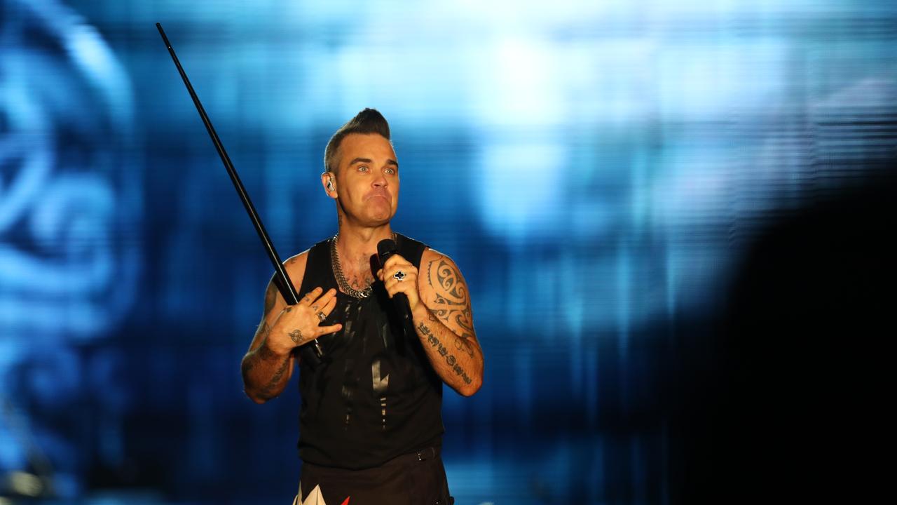 4.3.2018.Robbie Williams concert at Adelaide 500.PIC TAIT SCHMAAL.