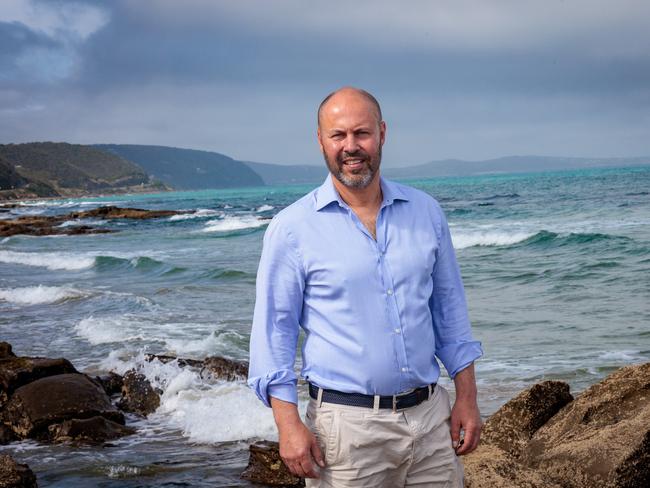 Lorne, Victoria - January 10, 2025: Josh Frydenberg in the beach town of LornePicture: The Australian / Nadir Kinani