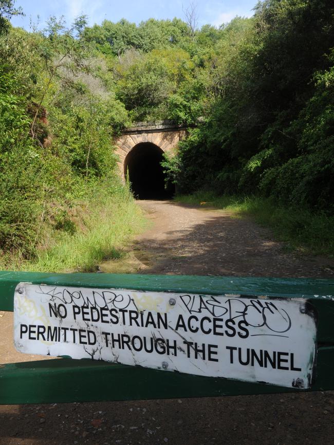 The Mushroom Tunnel is mostly closed to the public, but was previously the site of ghost tours. Picture: Ian Svegovic