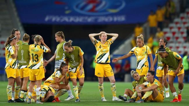 Hard to take: The Matildas after their campaign ended