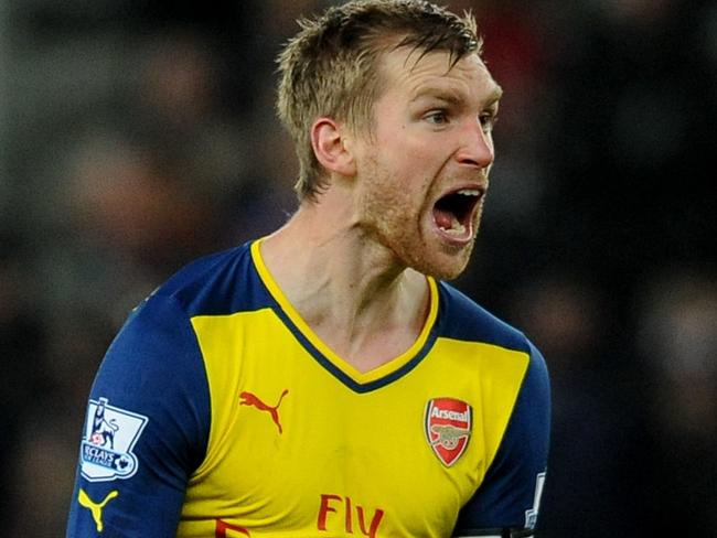 Per Mertesacker sums up Arsenal’s frustration.