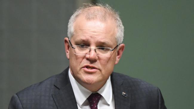 Scott Morrison will accelerate 15 priority projects, including the ambitious inland rail project, as part of its $72 billion infrastructure investment to kickstart job growth. Picture: AAP