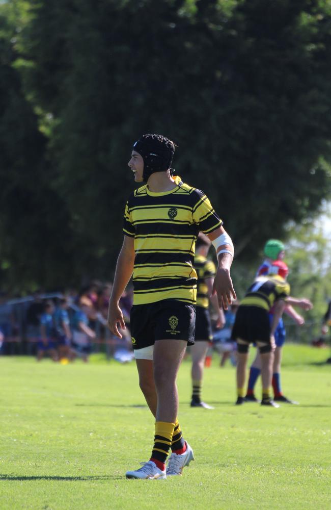 Ballymore Cup rugby action at the Albany Creek Brumbies Junior Rugby Union Club on Friday, April 12, 2024.