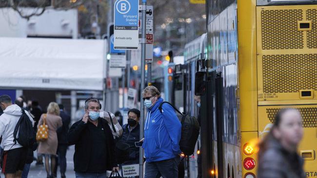 Commuters in Sydney were affected by another train strike overnight as road workers, construction crew and transport staff also walk off the job. Picture: NCA NewsWire / David Swift