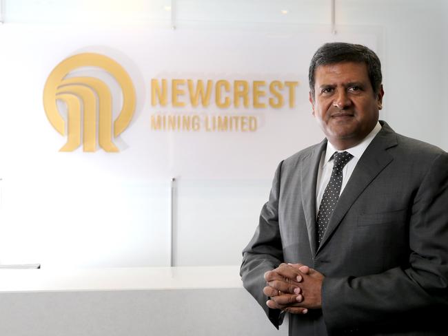 19/05/2016: Newcrest CEO Sandeep Biswas, in Melbourne. Stuart McEvoy for The Australian.
