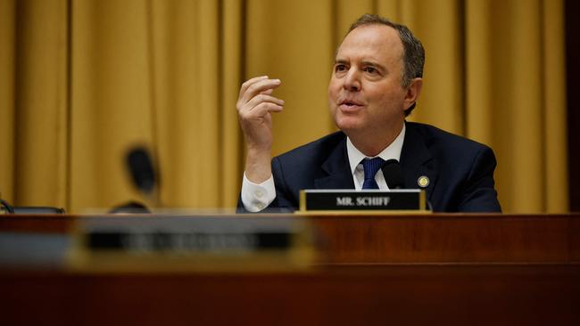 ‘You honour me with your ­enmity’: Adam Schiff. Picture: AFP