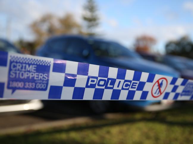 MELBOURNE, AUSTRALIA- NewsWire Photos June 25 2022,  Generic View of Police line tape at a crime scene.Picture: NCA NewsWire /Brendan Beckett
