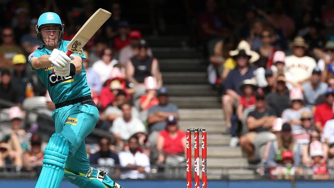 BSHS past student Marnus Labuschagne of Brisbane Heat. (AAP Image/Hamish Blair)