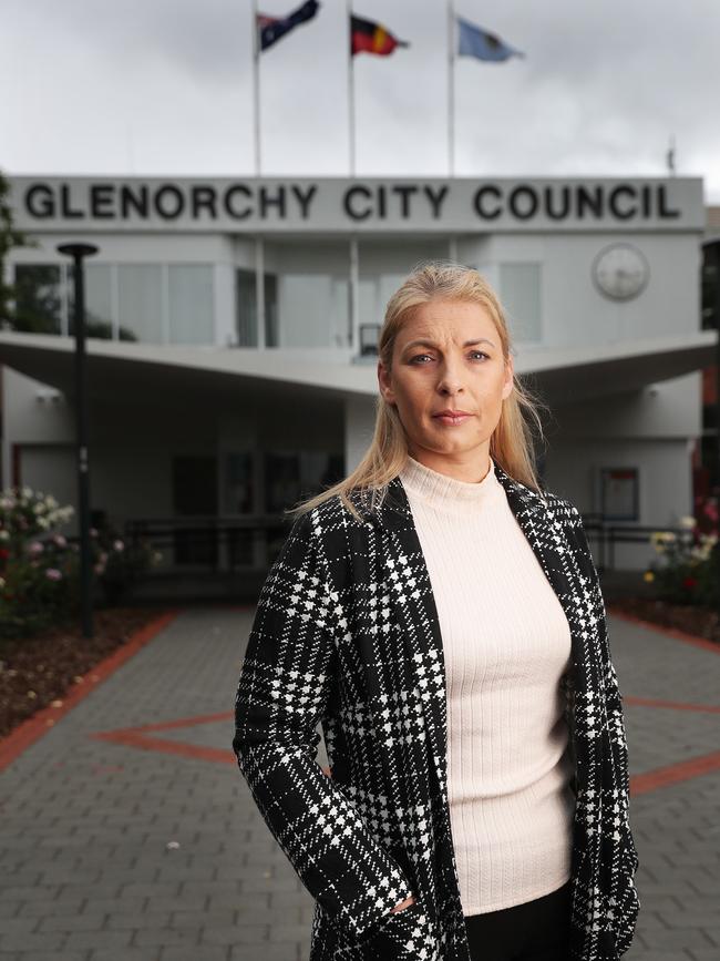 Glenorchy City Council Alderman Kelly Sims was sent a poo emoji by another Alderman with the complaint being dismissed. Picture Nikki Davis-Jones