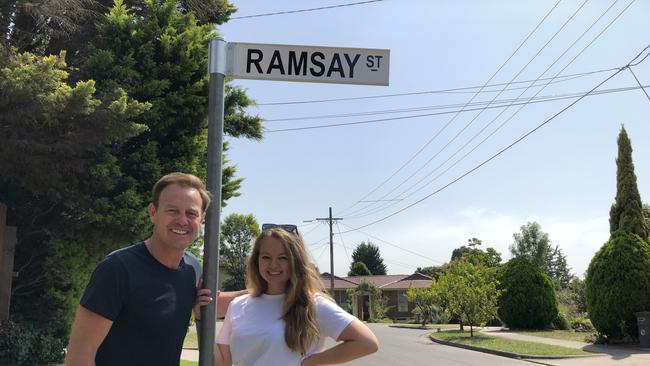 Jason Donovan has returned to the set of Neighbours.