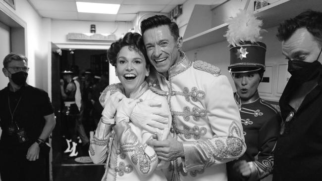 Now co-stars, the pair backstage at the 2022 Tony Awards. Picture: Jenny Anderson/Getty