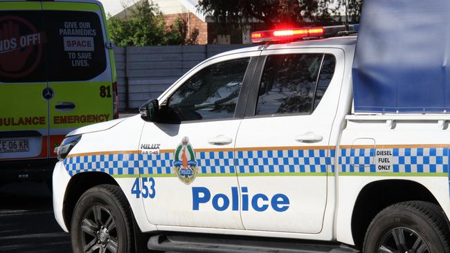 Northern Territory Police and St John Ambulance service responding to an incident in Alice Springs. Picture: Gera Kazakov generic, NT Police