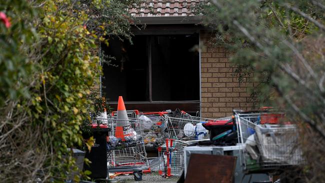 This house in Dandenong was used by drug users. Picture: Penny Stephens