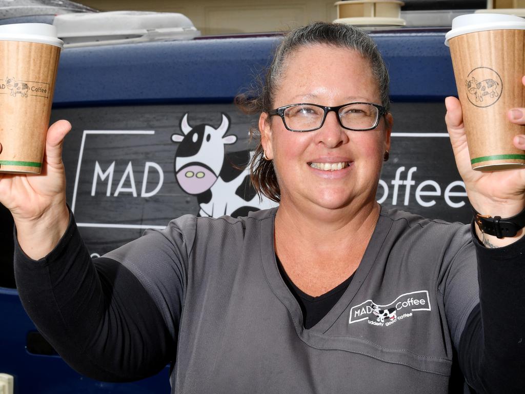 Sonya Oliver-Scoble from MAD Cow Coffee. Picture: Tony Martin