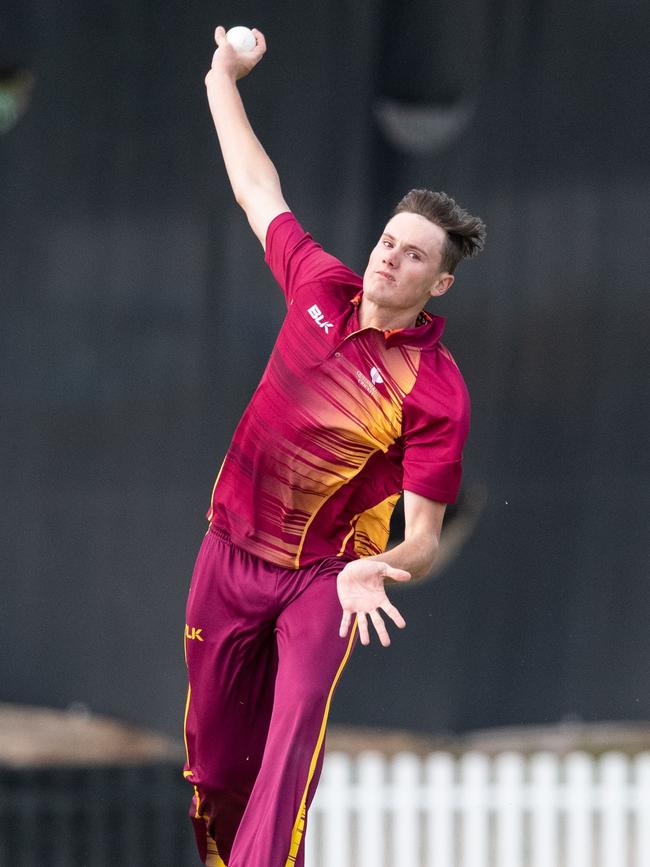 Josh Kann. Picture: Brody Grogan/Cricket Australia