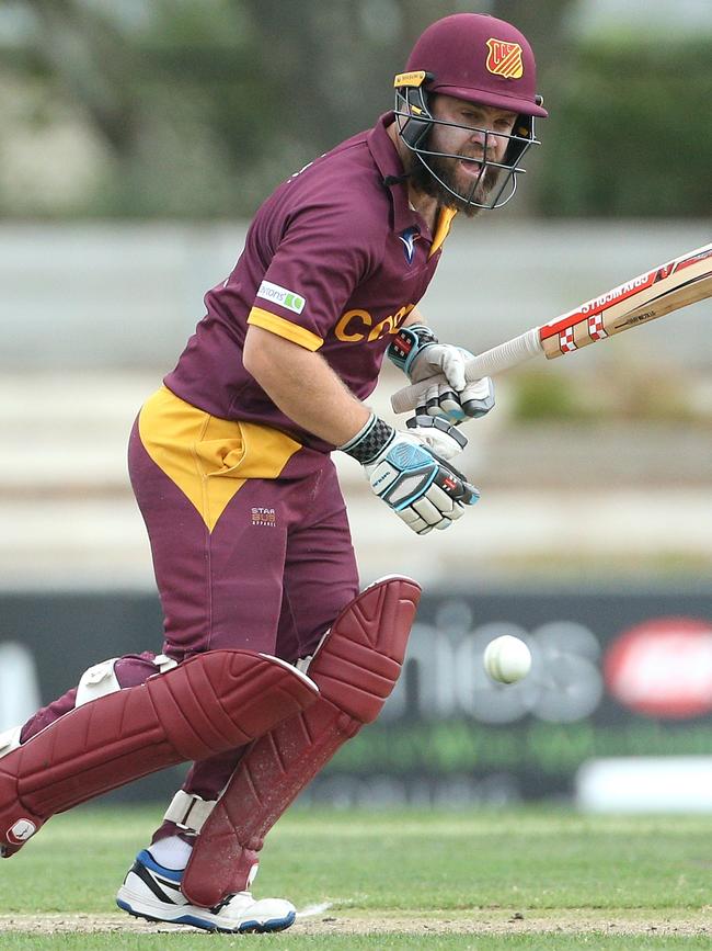 Coburg opener Aaron Shellie. Picture: Hamish Blair