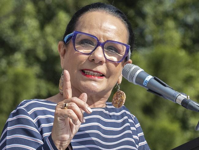 Minister for Indigenous Australians Linda Burney at the Yes23 Campaign and Come Together for Yes event in Brisbane, Sunday, July 2, 2023 - Picture: Richard Walker